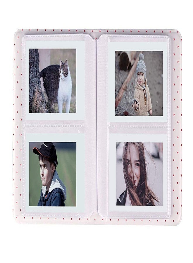 Stela 64 Pockets Polaroid Album Compatible With Fuji In-stax Mini (Deep Pink) - Image 2